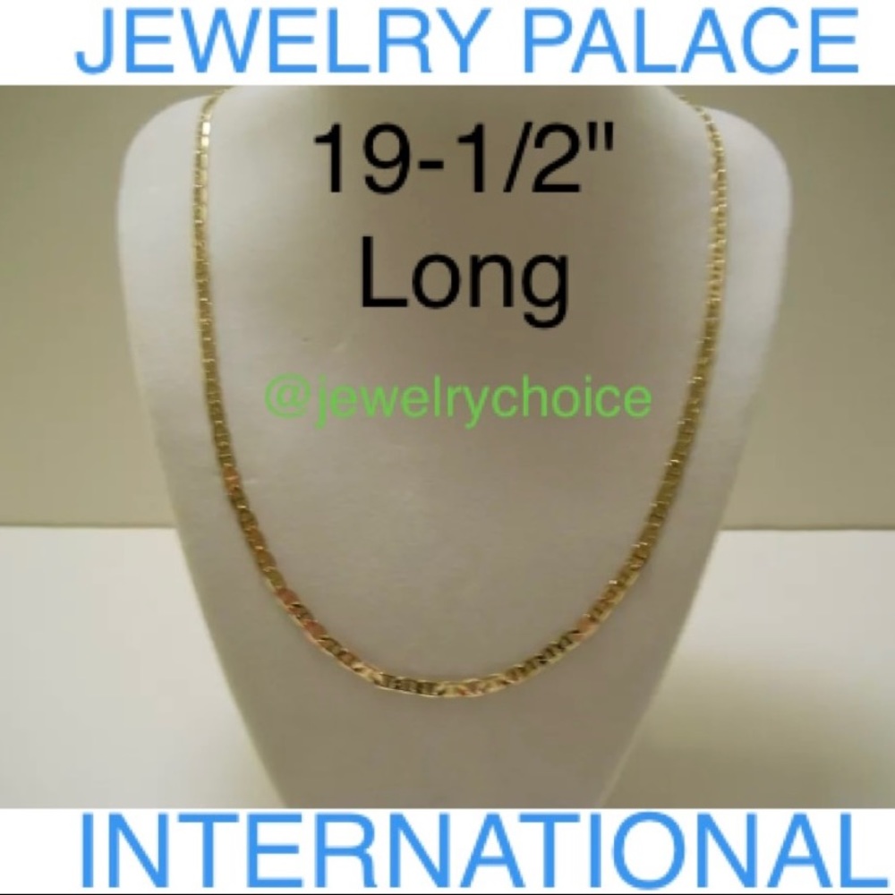 🆕14K Gold Filled Mariner Link Necklace.